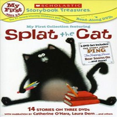 Scholastic Storybook Treasures: My First Collection Featuring Splat the Cat (ݶƽ 丮 Ʈ:  ÷)(ڵ1)(ѱ۹ڸ)(DVD)