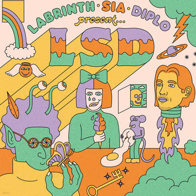 LSD — Labrinth, Sia & Diplo present... LSD 앨범 커버