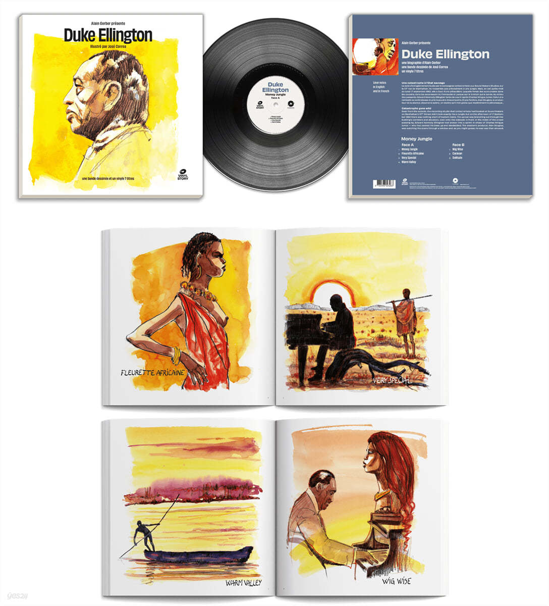 듀크 엘링턴 아트북 에디션 (Duke Ellington illustration by Jose Correa) [LP]