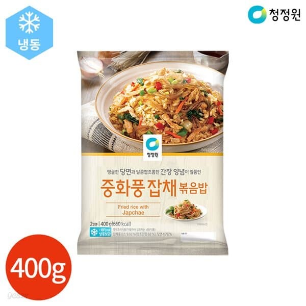 청정원 중화풍 잡채볶음밥 400g x 4봉