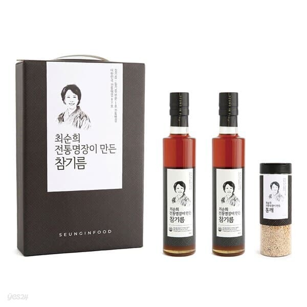 최순희 전통명장이 만든 참기름 통깨 선물세트 - 예스24