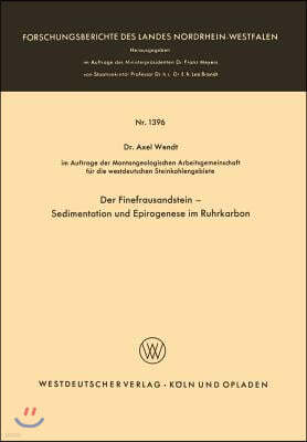 Der Finefrausandstein -- Sedimentation Und Epirogenese Im Ruhrkarbon
