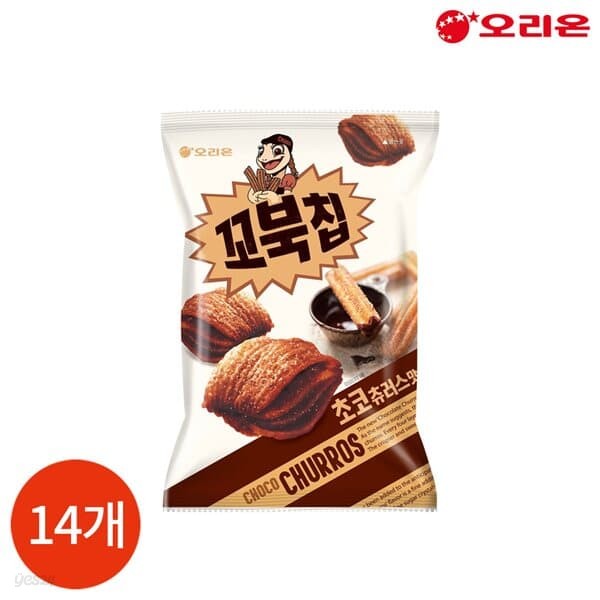 오리온 꼬북칩 초코 츄러스 120g x 14봉