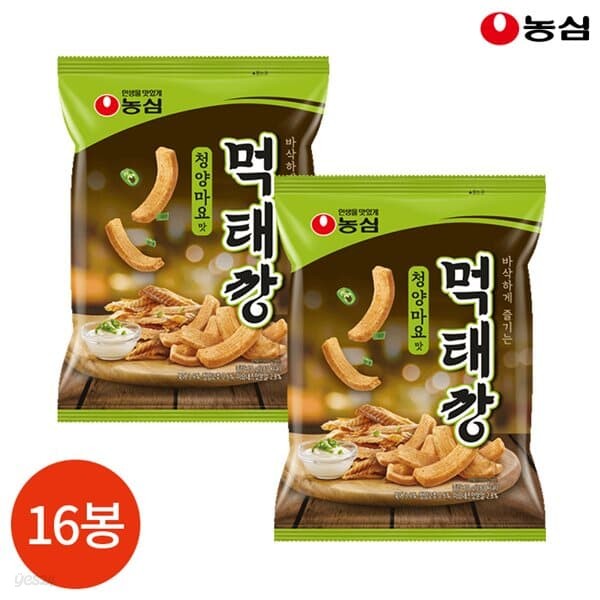 농심 먹태깡 청양마요맛 60g x 16봉