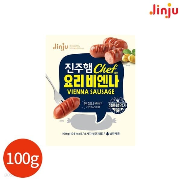 진주햄 쉐프 요리 비엔나 100g x 5봉