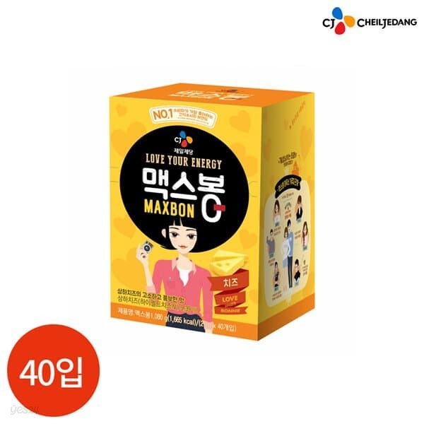 CJ 맥스봉 치즈 소시지 27g x 40개