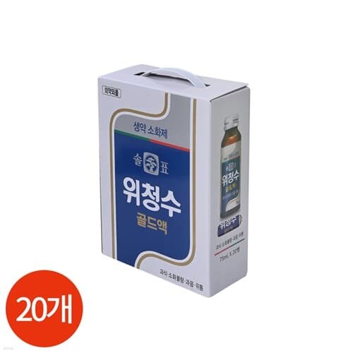 솔표 위청수 골드 75ml x 20개