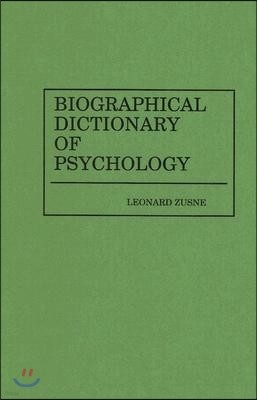 Biographical Dictionary of Psychology