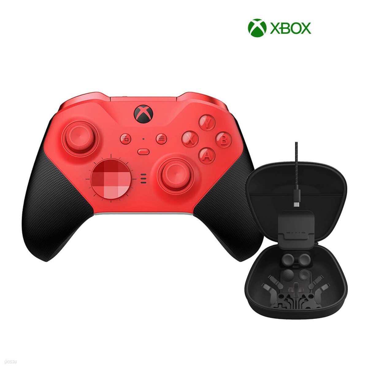 Xbox 엘리트 무선 컨트롤러 시리즈2 코어 레드 컴플리트 컴포넌트 패키지