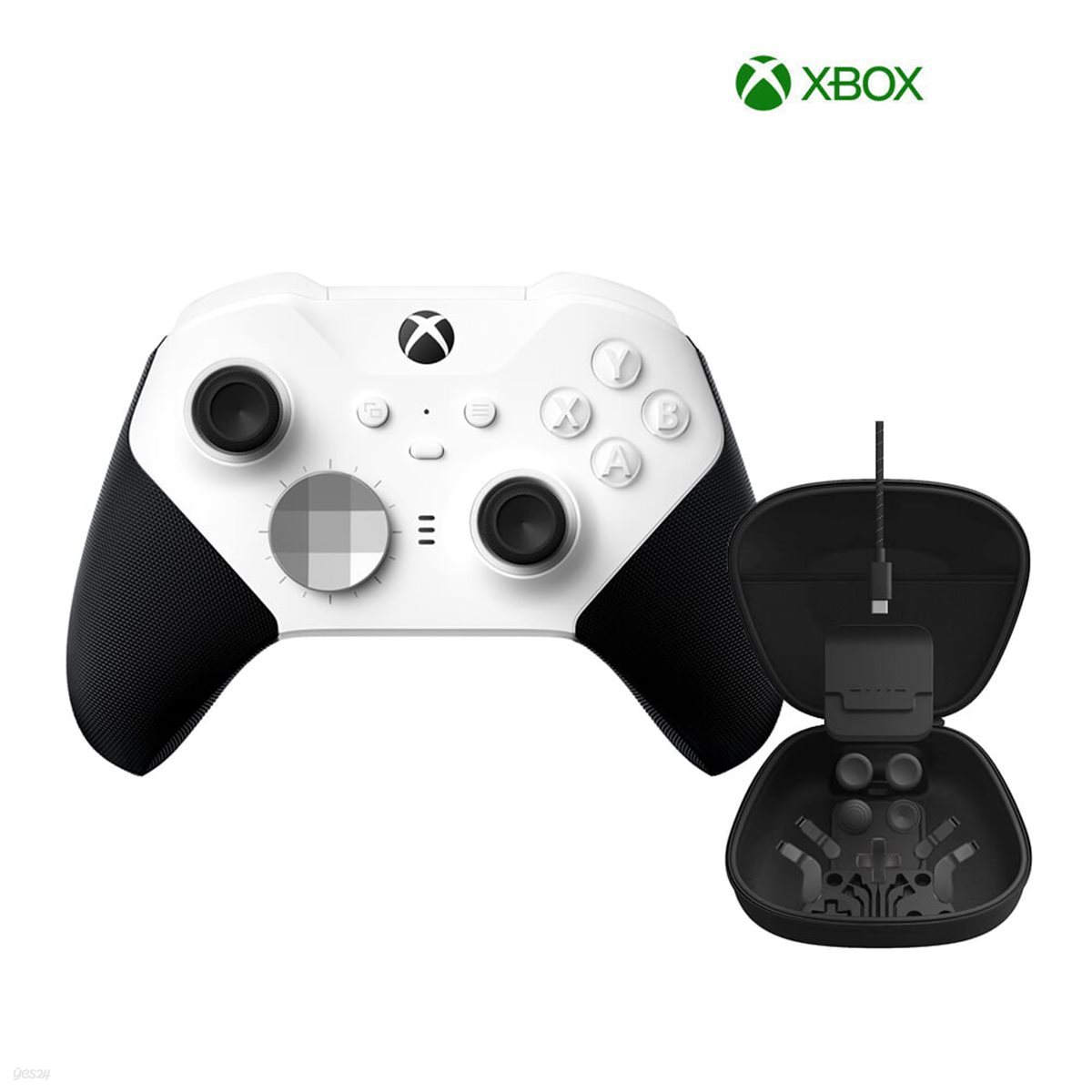 Xbox 엘리트 무선 컨트롤러 시리즈2 코어 화이트 게임패드 조이스틱 컴플리트 컴포넌트 패키지