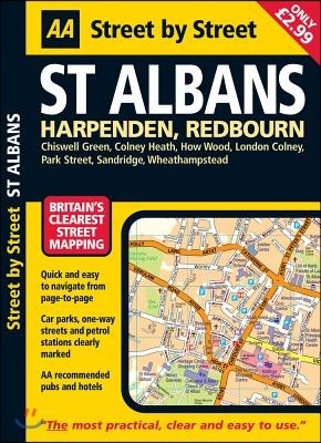 AA Street by Street: St Albans: Harpenden, Redbourn