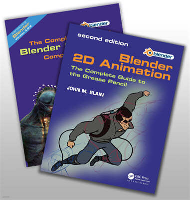 'The Complete Guide to Blender Graphics' and 'Blender 2D Animation'