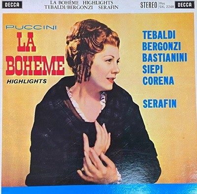 [LP] 레나타 테발디 - Renata Tebaldi - Puccini La Boheme Highlights LP [성음-라이센스반]