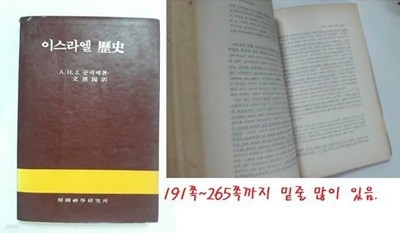 이스라엘 역사 /(A.H.J.군네벡/한국신학연구소/사진 및 하단참조)