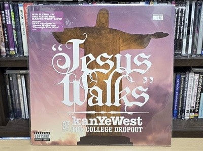 (수입반 / 바이닐) Kanye West 칸예웨스트 - Jesus Walks / Through The Wire (Live) 12' Vinyl