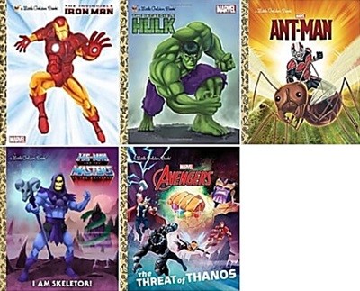 A Little Golden Book [5권] /He-Man/ Incredible Hulk/Iron Man/Ant-Man/Avengers (Hardcover)