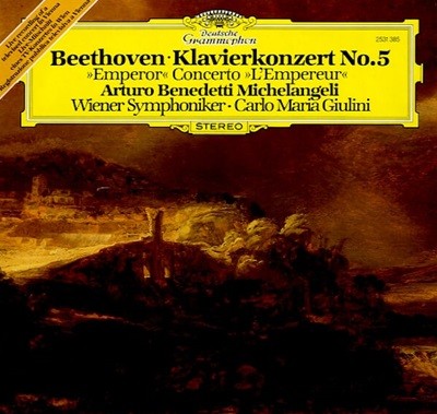 [수입][LP] Beethoven Klavierkonzert No.5 "Emperor" - Michelangeli / Giulini / Wiener Symphoniker