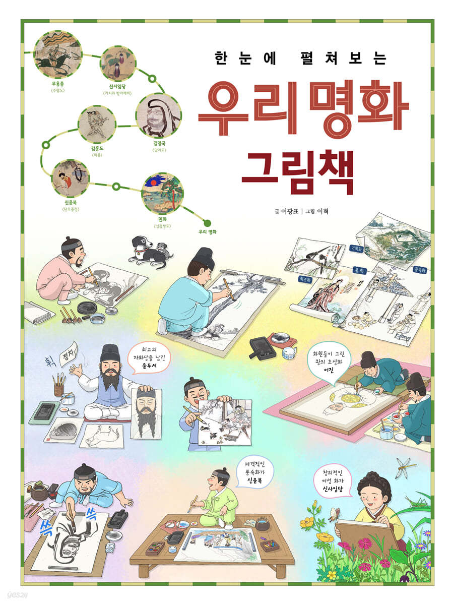 한눈에 펼쳐보는 우리 명화 그림책