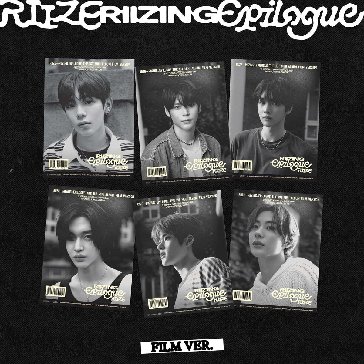 라이즈 (RIIZE) - 미니앨범 1집 : RIIZING : Epilogue [FILM Ver.][6종 중 1종 랜덤발송]