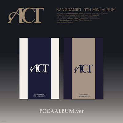 ٴϿ (KANGDANIEL) - ̴Ͼٹ 5 : ACT [POCAALBUM ver.][2  1 ߼]