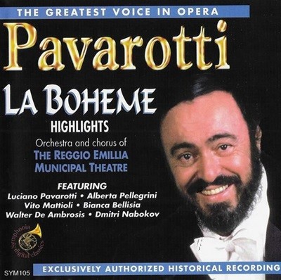 [수입] Luciano Pavarotti - The Greatest Voice in Opera : Highlights From La Boheme