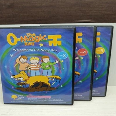 Oxford The Magic Key DVD 3~5번 3종 세트