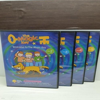 Oxford The Magic Key DVD 2~5번 4종 세트