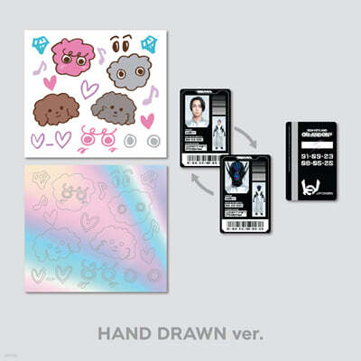 [2024 KEYLAND ON : AND ON 〈#〉] LENTICULAR ID CARD + FANLIGHT DECO STICKER SET [HAND DRWAN ver.]