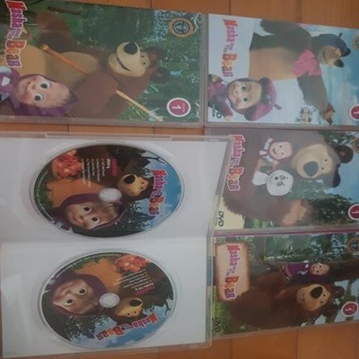 Masha and the bear 10종 dvd