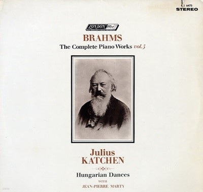 [수입][LP] Brahms Hungarian Dances - Julius Katchen with Jean-Pierre Marty