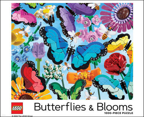 LEGO Butterflies & Blooms 1000-Piece Puzzle