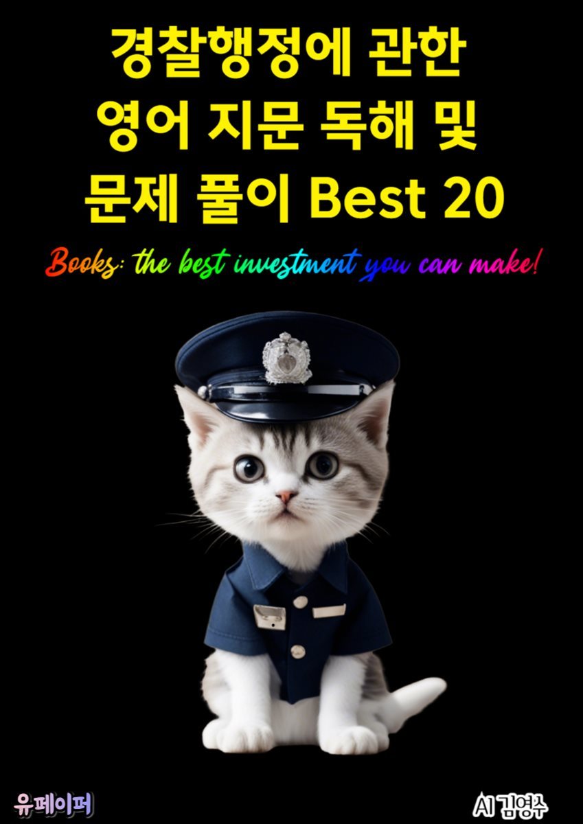 경찰행정에 관한 영어 지문 독해 및 문제 풀이 Best 20