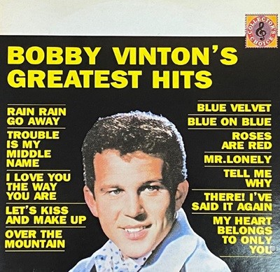 [LP] 바비 빈튼 - Bobby Vinton - Bobby Vinton's Greatest Hits LP [Epic-라이센스반]