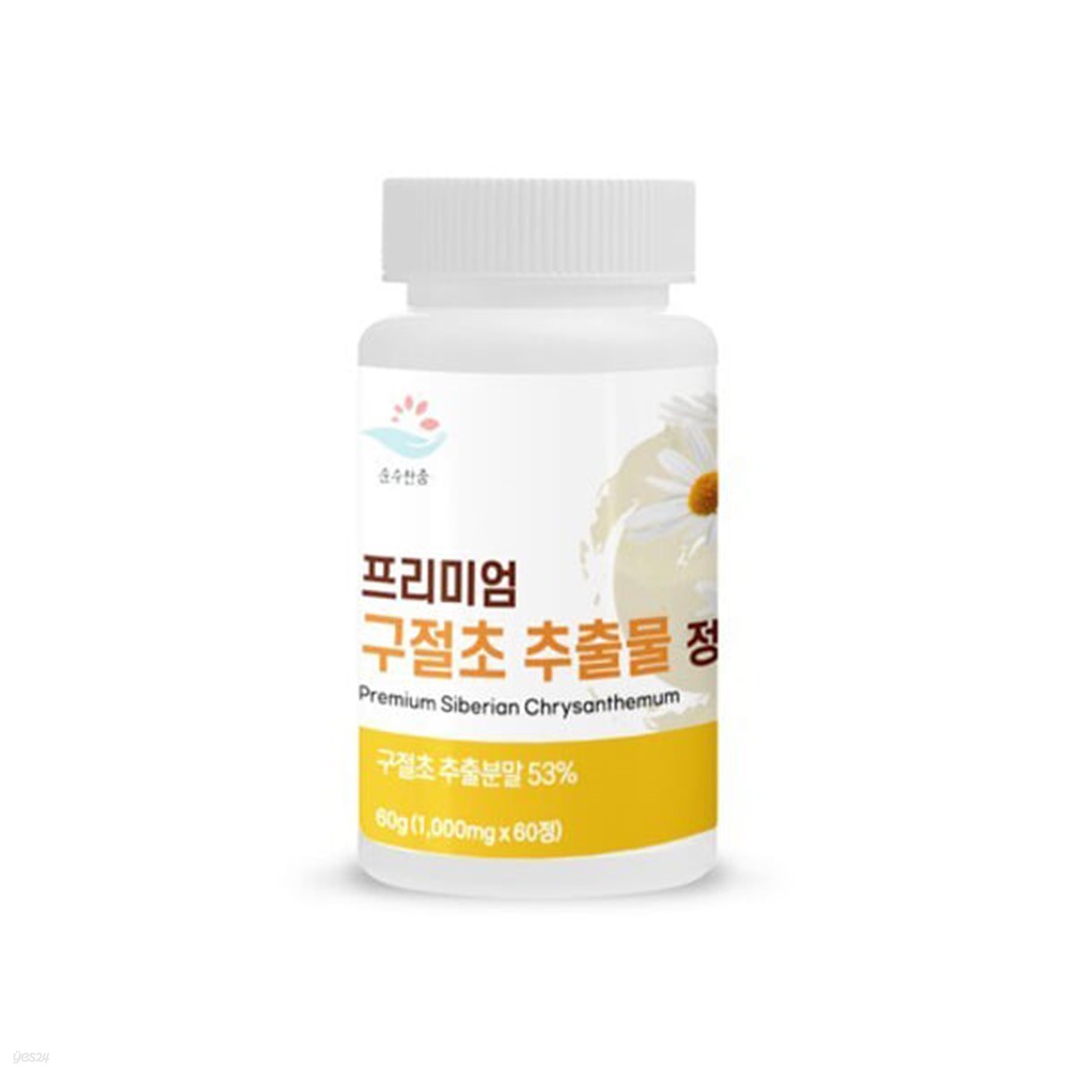 [순수한줌] 프리미엄 구절초 추출물 정 1000mg x 60정