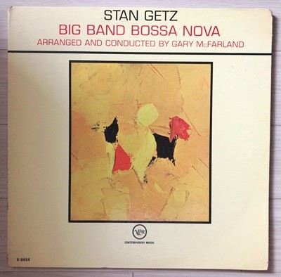 [LP] 수입원반 STAN GETZ V-8494 (MONO반)