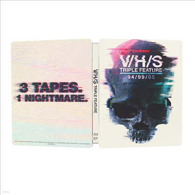 V/H/S/85 (2023) / V/H/S/94 (V/H/S/94: ĸ θ ) (2021) / V/H/S/99 (/ġ//99) (2022)(Steelbook)(ѱ۹ڸ)(Blu-ray)