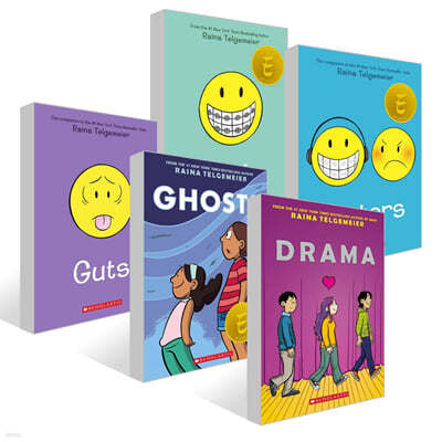 Raina Telgemeier Graphix series (Asian Edition) : Drama 외 4권