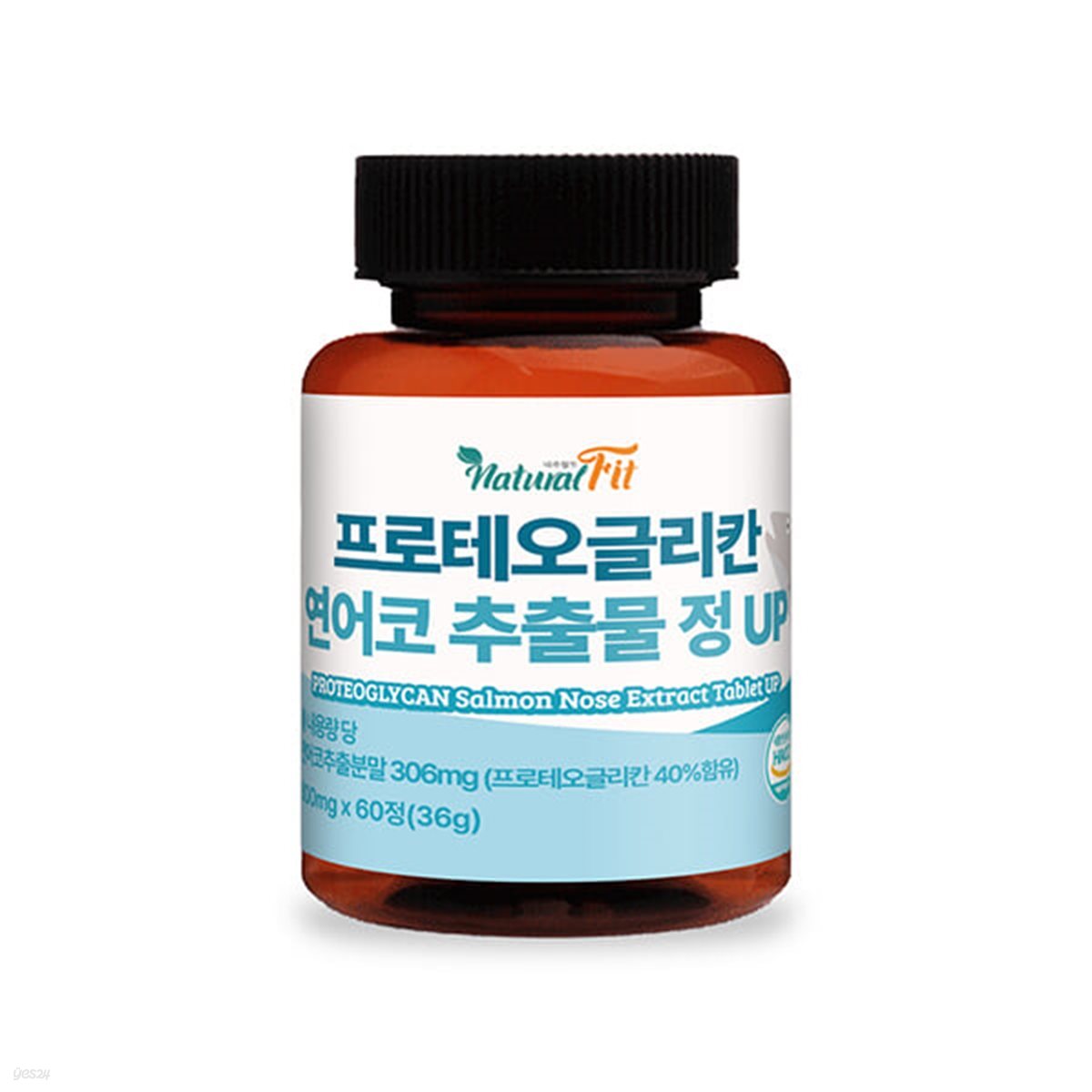 [네추럴핏] 프로테오글리칸 연어코 추출물 정 UP 600mg x 60정