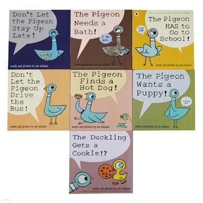 [영문판] 모 윌렘스의 비둘기 Mo Willems 피죤 The Pigeon 페이퍼백 7종 세트(음원과 워크시트 문자 발송)