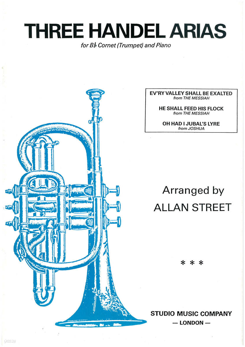 Three Handel Arias for Trumpet