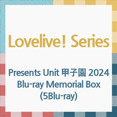 Various Artists - Lovelive! Series Presents Unit ˣ 2024 Blu-ray Memorial Box (5Blu-ray)(Blu-ray)(2024)