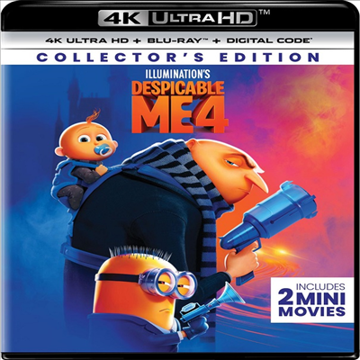 Despicable Me 4 (۹ 4) (2024)(ѱ۹ڸ)(4K Ultra HD + Blu-ray)