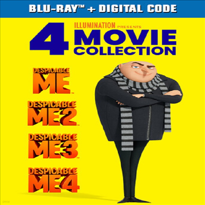 Despicable Me: 4-Movie Collection (۹: 4  ÷)(ѱ۹ڸ)(Blu-ray)