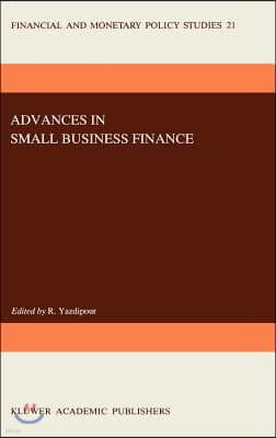 Advances in Small Business Finance