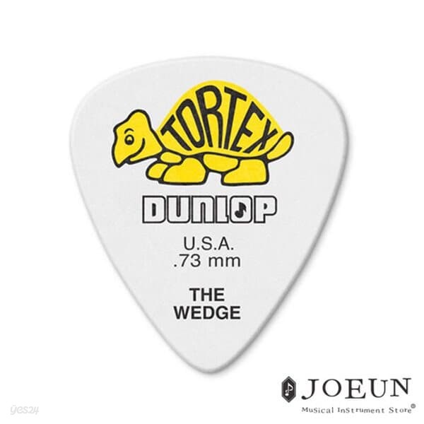 [던롭] 기타피크 Tortex wedge 0.73mm 424R.73 톨텍스 웨지