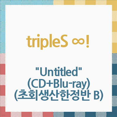 Ʈÿ (tripleS) - tripleS ! "Untitled" (CD+Blu-ray) (ȸ B)