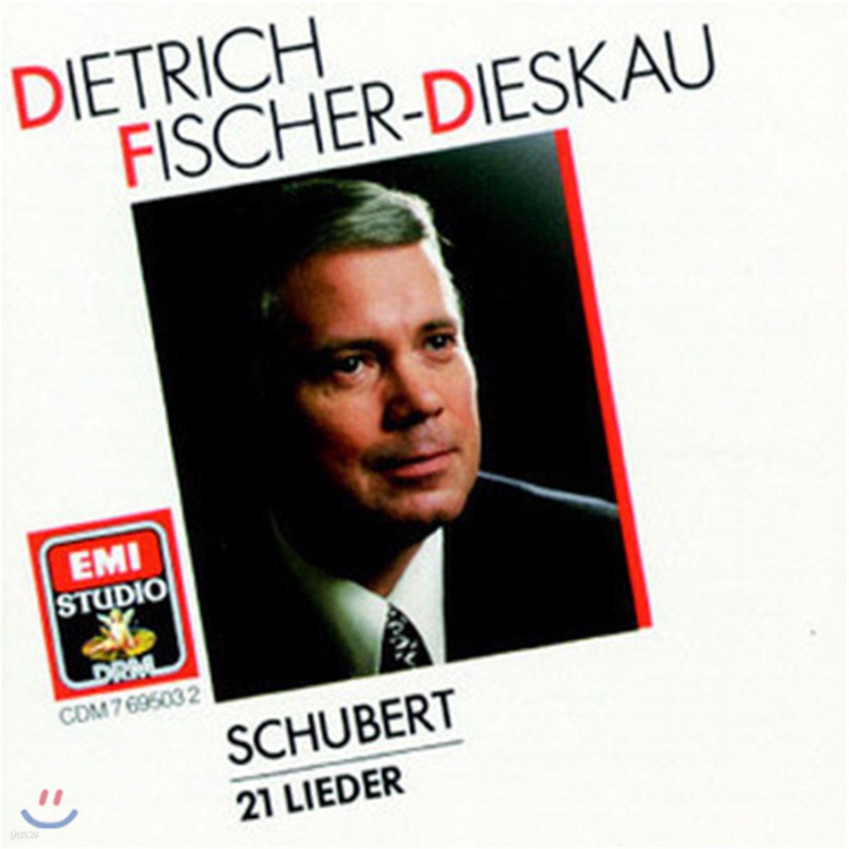 [수입] Schubert : 21 Lieder - Dietrich Fischer-Dieskau /Gerald Moore (수입/CDM 7 69503 2)