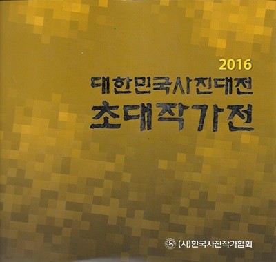 2016 대한민국사진대전 초대작가전 (양장)