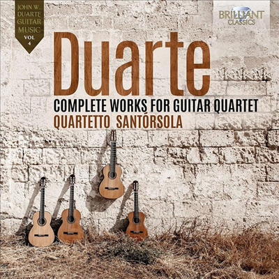 Ʈ: Ÿ  ǰ (Duarte: Complete Works for Guitar Quartet) (2CD) - Quartetto Santorsola