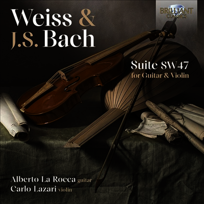 바이스 & 바흐: 기타와 바이올린을 위한 작품집 (Weiss & Bach: Works for Guitar and Violin)(CD) - Alberto La Rocca
